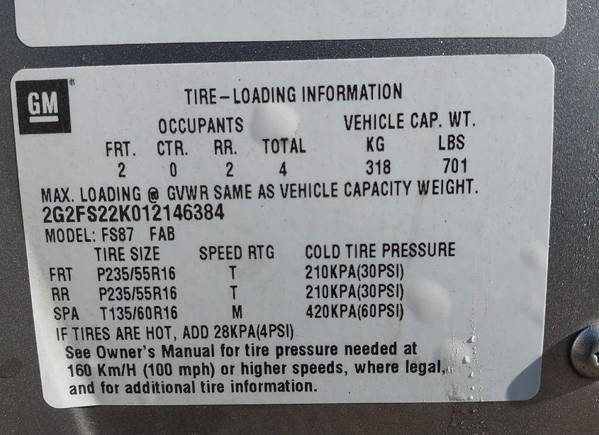 Photo 9 of 2001 Pontiac Firebird N/A (VIN 2G2FS22K012146384)