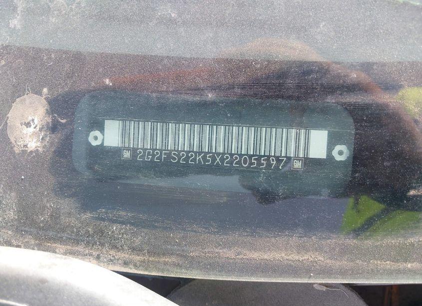 Photo 9 of 1999 Pontiac Firebird N/A (VIN 2G2FS22K5X2205597)