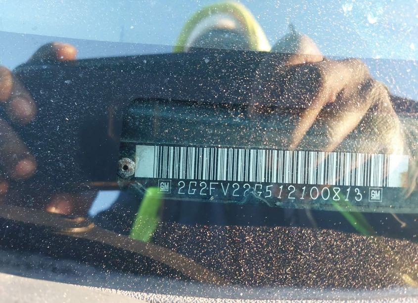 Photo 9 of 2001 Pontiac Firebird TRANS AM (VIN 2G2FV22G512100813)