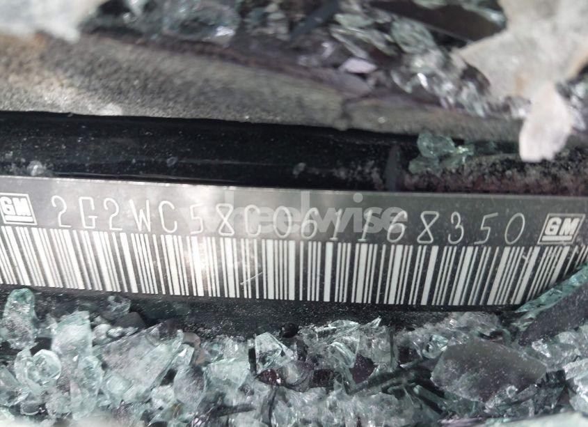 Photo 9 of 2006 Pontiac Grand PRIX GXP (VIN 2G2WC58C061168350)