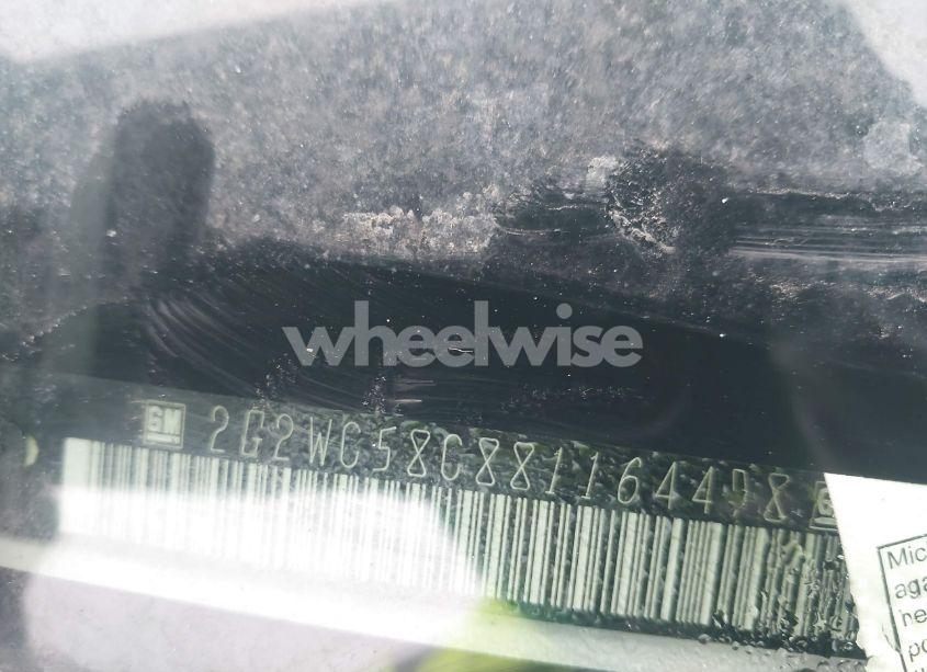 Photo 9 of 2008 Pontiac Grand PRIX GXP (VIN 2G2WC58C881164498)