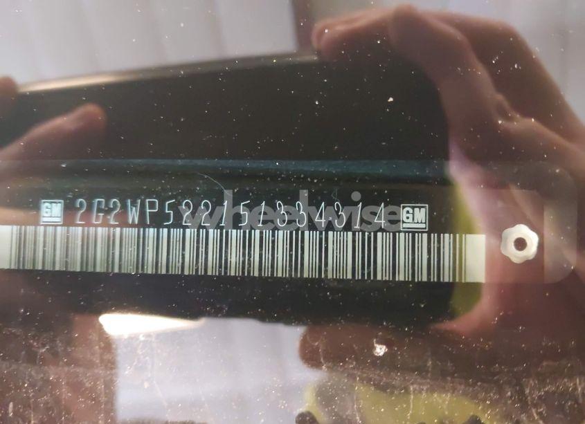 Photo 9 of 2005 Pontiac Grand PRIX (VIN 2G2WP522151334314)