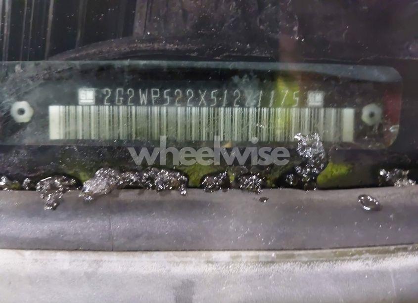 Photo 9 of 2005 Pontiac Grand PRIX (VIN 2G2WP522X51281175)