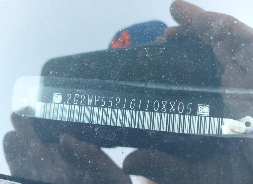 Photo 9 of 2006 Pontiac Grand PRIX (VIN 2G2WP552161108805)