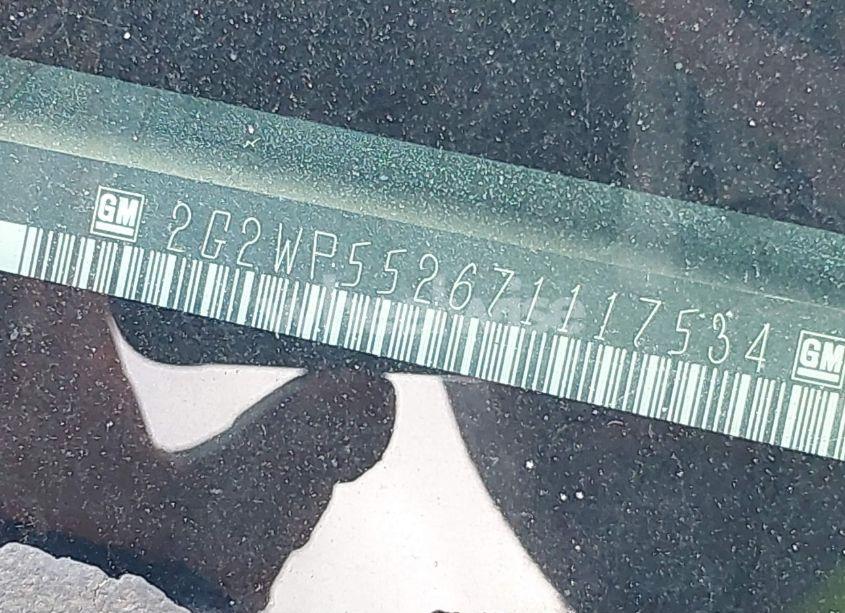 Photo 9 of 2007 Pontiac Grand PRIX (VIN 2G2WP552671117534)