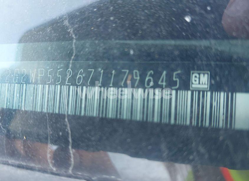 Photo 9 of 2007 Pontiac Grand PRIX (VIN 2G2WP552671179645)