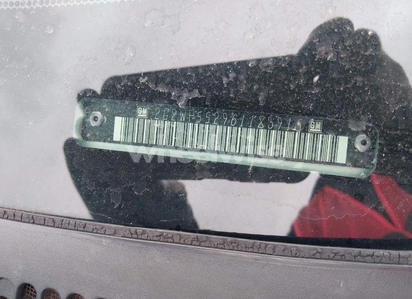 Photo 9 of 2006 Pontiac Grand PRIX (VIN 2G2WP552961183915)