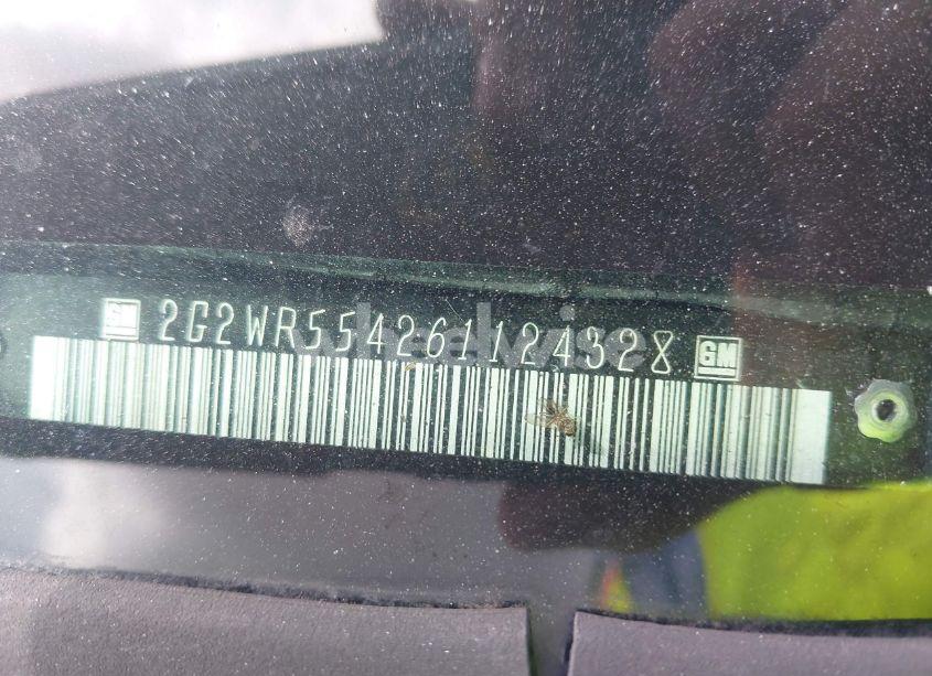 Photo 9 of 2006 Pontiac Grand PRIX GT (VIN 2G2WR554261124328)