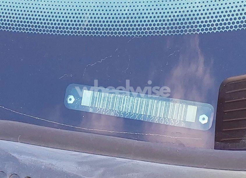 Photo 9 of 2004 Pontiac Grand PRIX GT2 (VIN 2G2WS522X41280332)