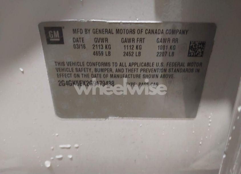 Photo 9 of 2016 Buick Regal TURBO (VIN 2G4GK5EX2G9179438)