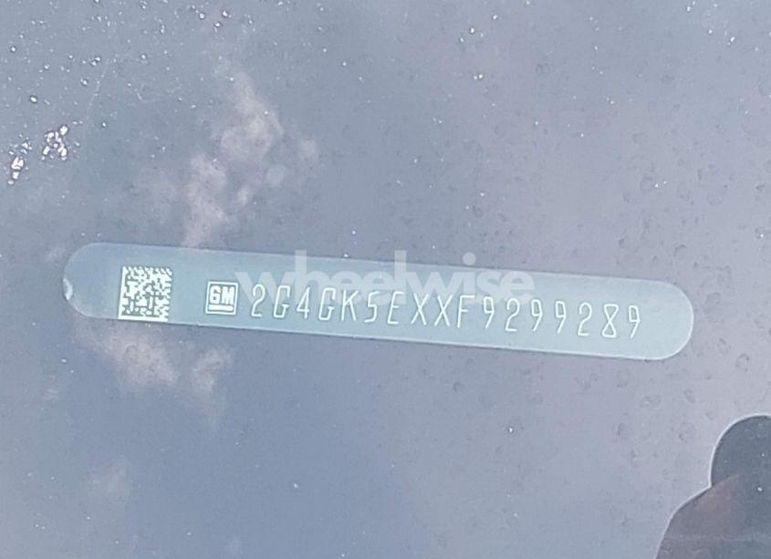 Photo 9 of 2015 Buick Regal TURBO (VIN 2G4GK5EXXF9299289)