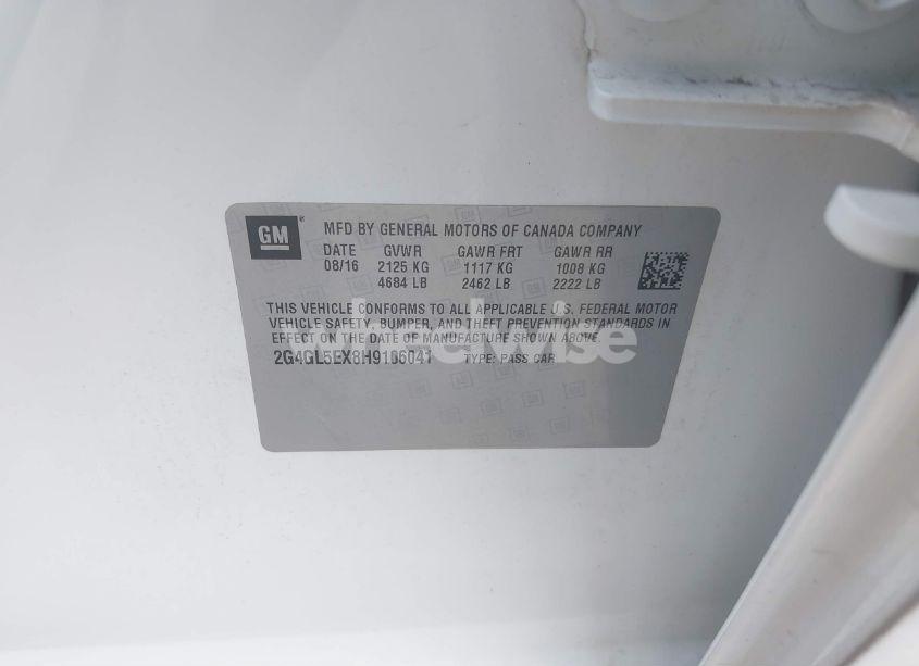 Photo 9 of 2017 Buick Regal TURBO SPORT TOURING (VIN 2G4GL5EX8H9106041)