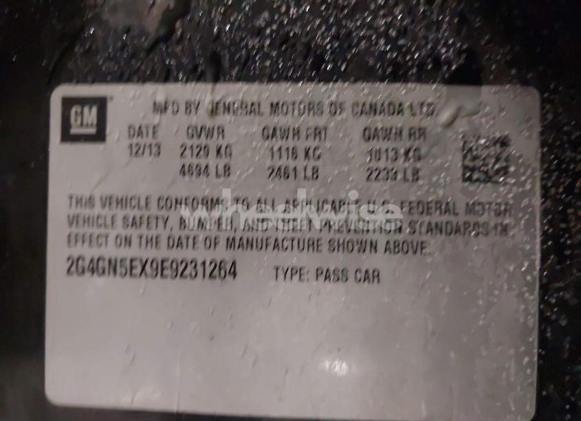 Photo 9 of 2014 Buick Regal TURBO/E-ASSIST PREMIUM I (VIN 2G4GN5EX9E9231264)