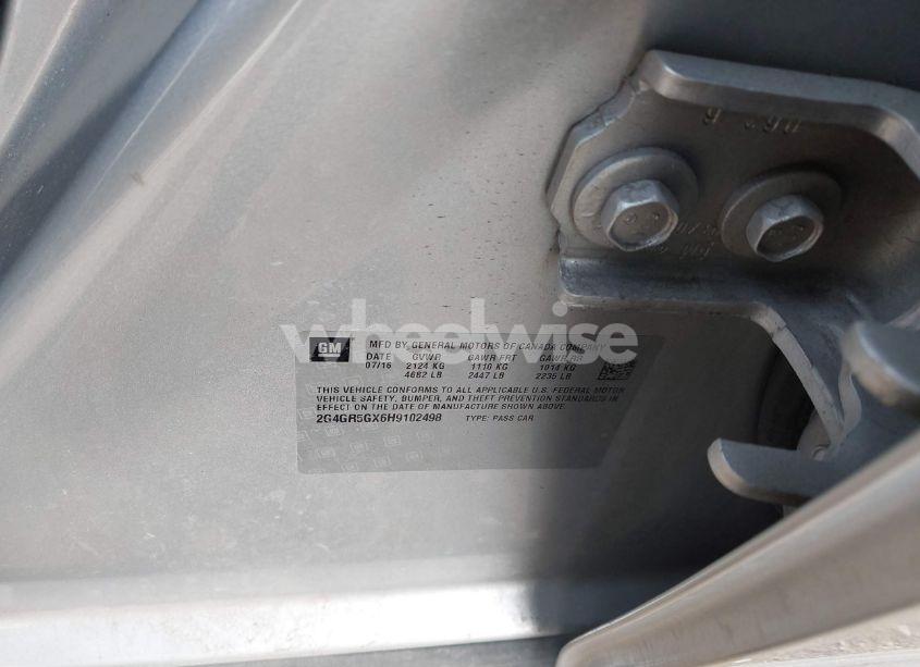 Photo 9 of 2017 Buick Regal TURBO PREMIUM II (VIN 2G4GR5GX6H9102498)