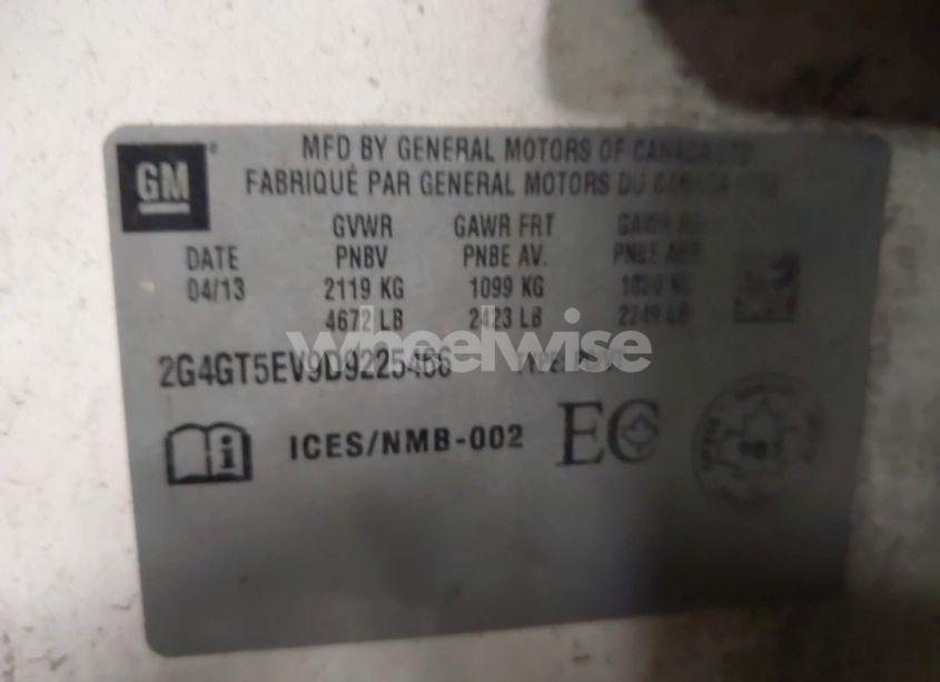 Photo 9 of 2013 Buick Regal TURBO - PREMIUM 2 (VIN 2G4GT5EV9D9225466)