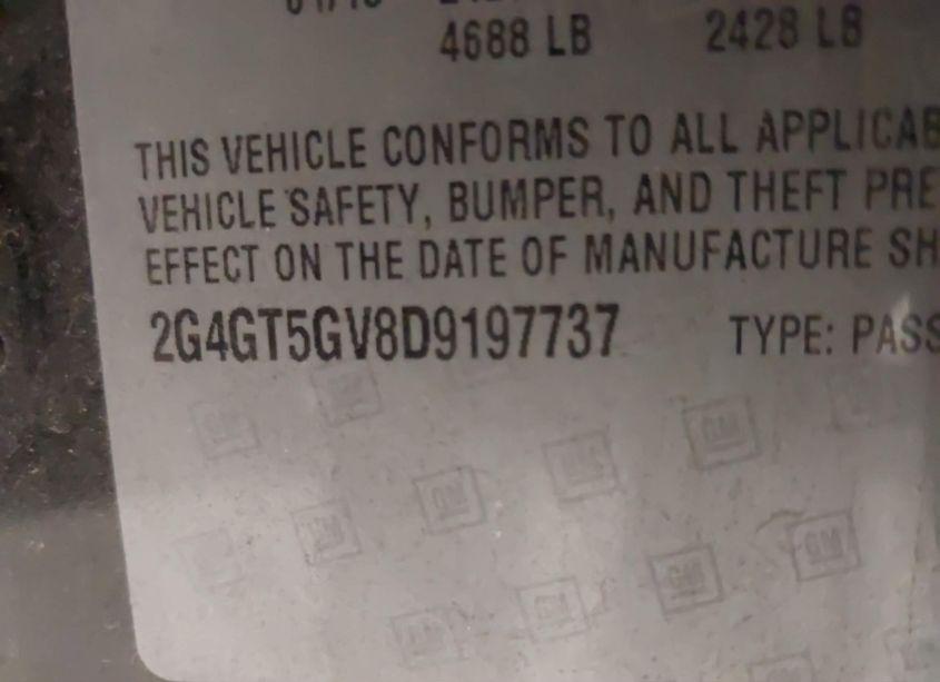 Photo 9 of 2013 Buick Regal TURBO - PREMIUM 2 (VIN 2G4GT5GV8D9197737)