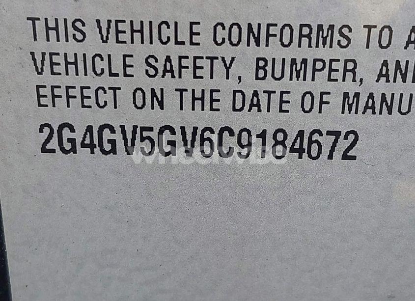 Photo 9 of 2012 Buick Regal GS (VIN 2G4GV5GV6C9184672)