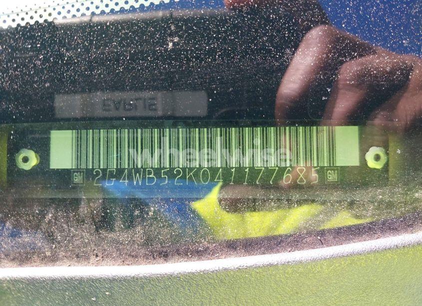 Photo 9 of 2004 Buick Regal LS (VIN 2G4WB52K041177685)