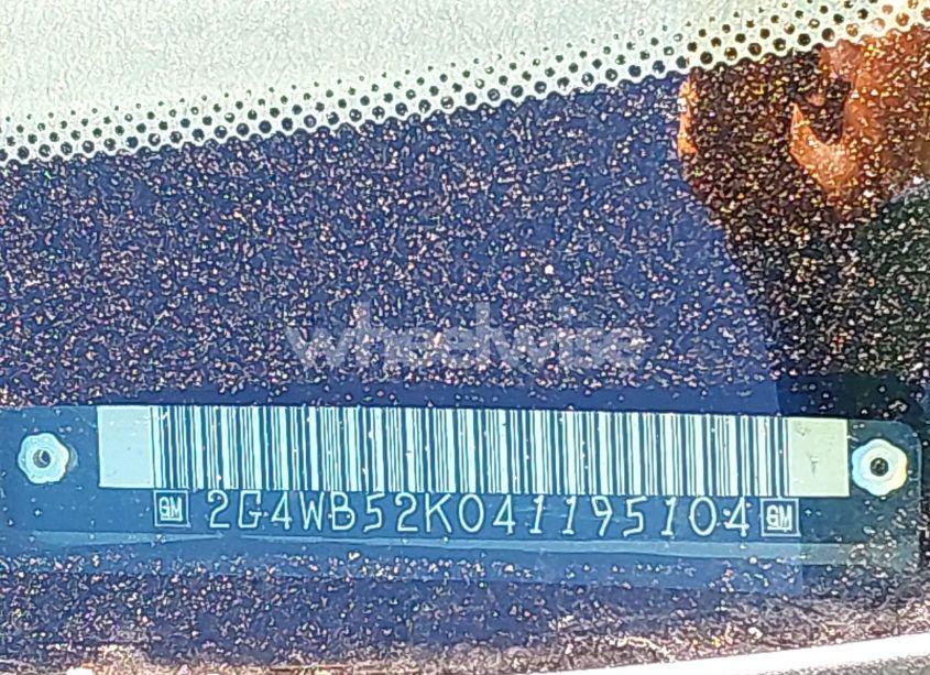 Photo 9 of 2004 Buick Regal LS (VIN 2G4WB52K041195104)