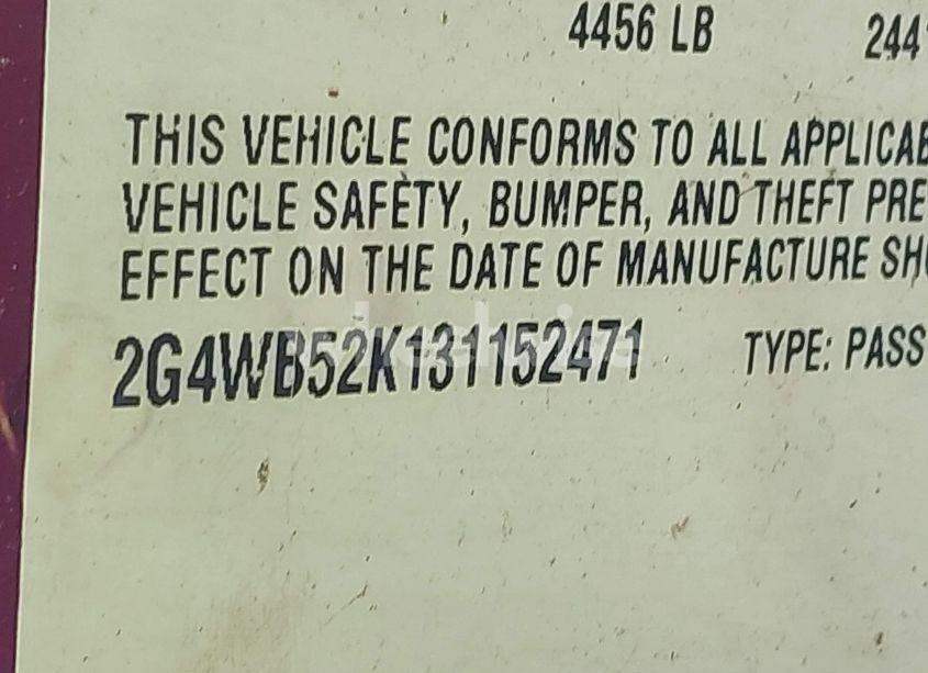 Photo 9 of 2003 Buick Regal LS (VIN 2G4WB52K131152471)