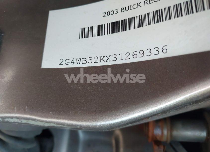 Photo 9 of 2003 Buick Regal LS (VIN 2G4WB52KX31269336)
