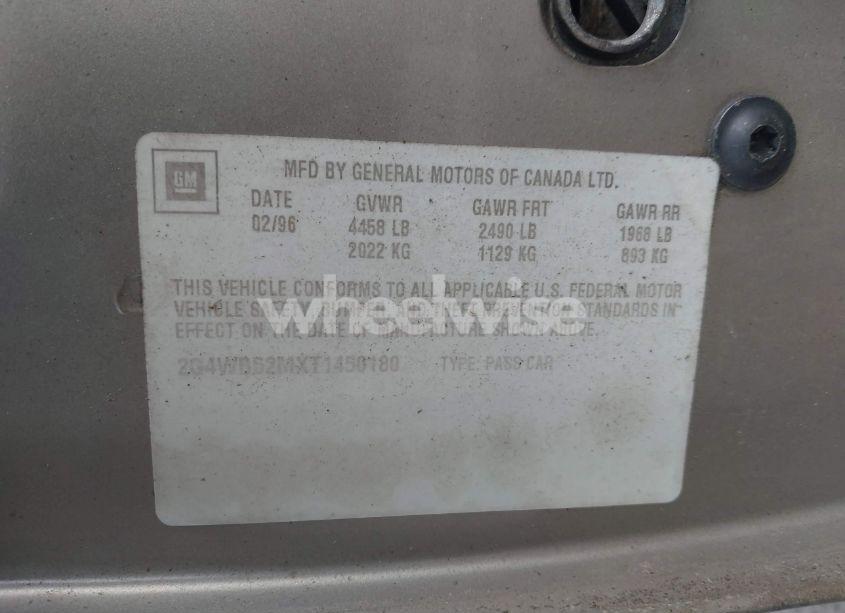 Photo 9 of 1996 Buick Regal CUSTOM (VIN 2G4WB52MXT1450180)