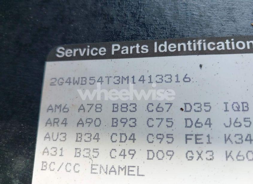 Photo 9 of 1991 Buick Regal CUSTOM (VIN 2G4WB54T3M1413316)