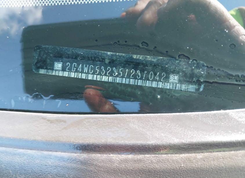 Photo 9 of 2005 Buick Lacrosse CX (VIN 2G4WC532351231042)