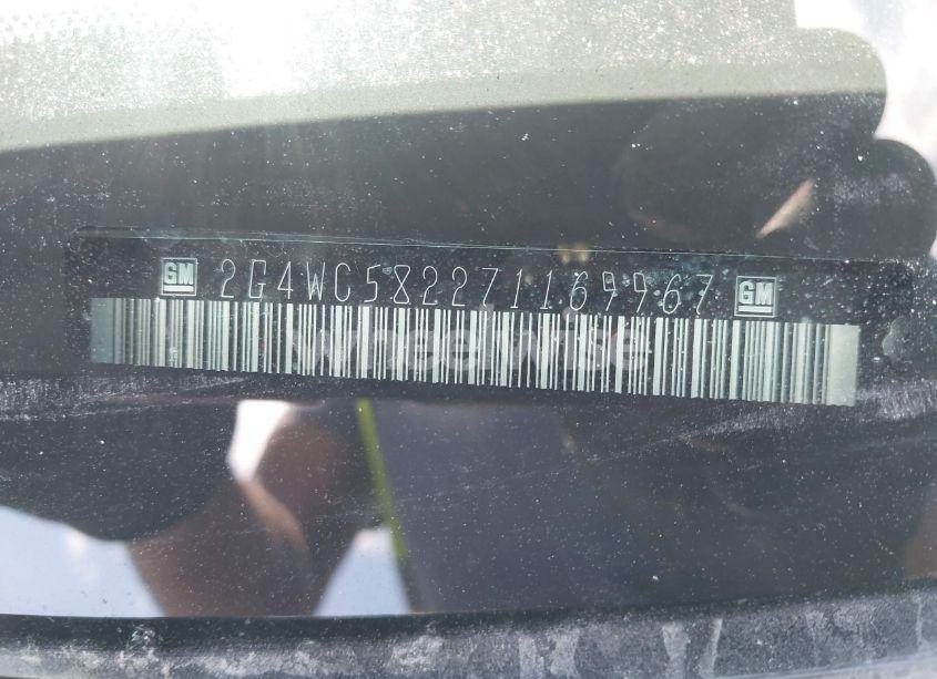 Photo 9 of 2007 Buick Lacrosse CX (VIN 2G4WC582271169967)