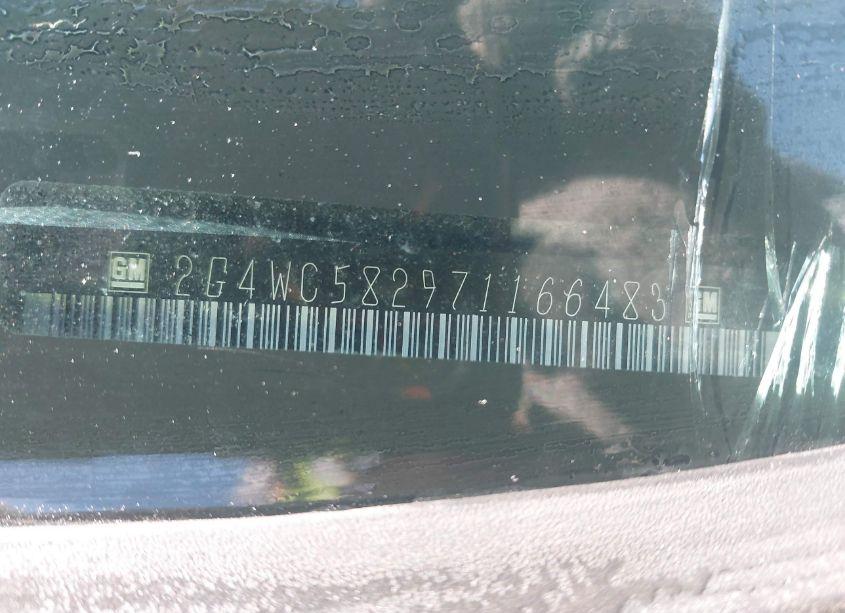 Photo 9 of 2007 Buick Lacrosse CX (VIN 2G4WC582971166483)