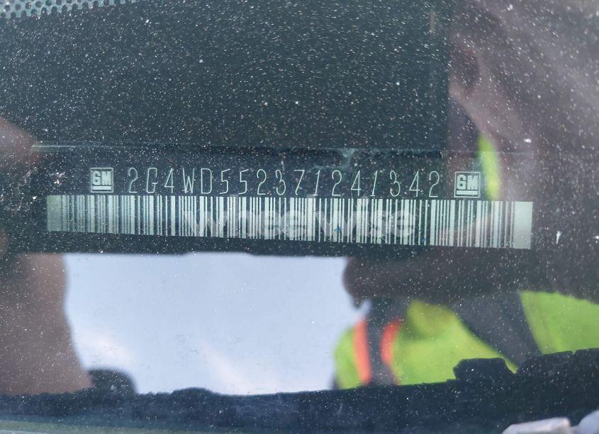 Photo 9 of 2007 Buick Lacrosse CXL (VIN 2G4WD552371241342)