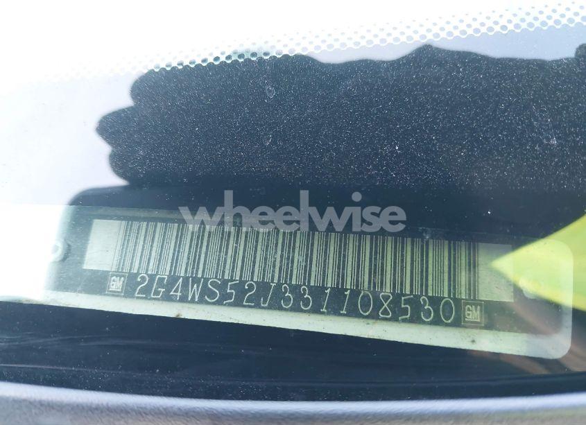 Photo 9 of 2003 Buick Century CUSTOM (VIN 2G4WS52J331108530)