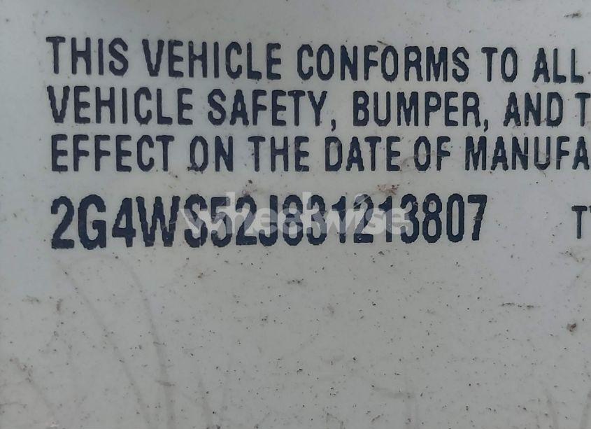 Photo 9 of 2003 Buick Century CUSTOM (VIN 2G4WS52J831213807)