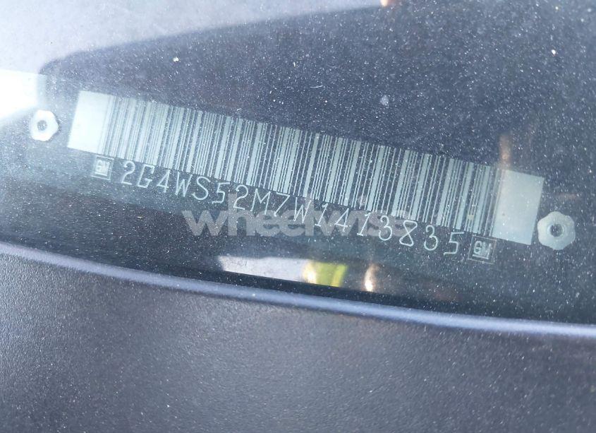 Photo 9 of 1998 Buick Century CUSTOM (VIN 2G4WS52M7W1413835)