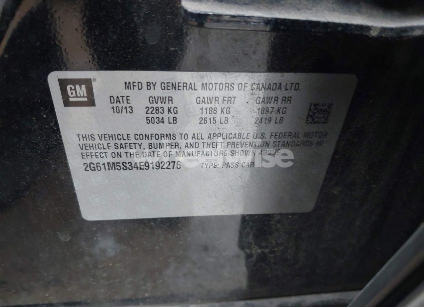 Photo 9 of 2014 Cadillac Xts LUXURY (VIN 2G61M5S34E9192276)