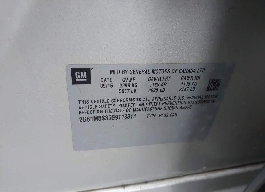 Photo 9 of 2016 Cadillac Xts LUXURY COLLECTION (VIN 2G61M5S36G9118814)