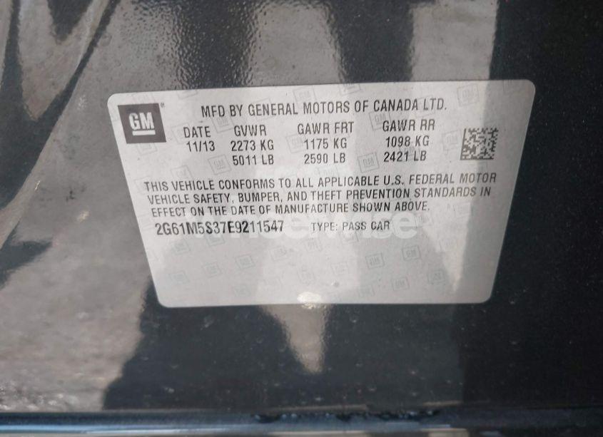 Photo 9 of 2014 Cadillac Xts LUXURY (VIN 2G61M5S37E9211547)