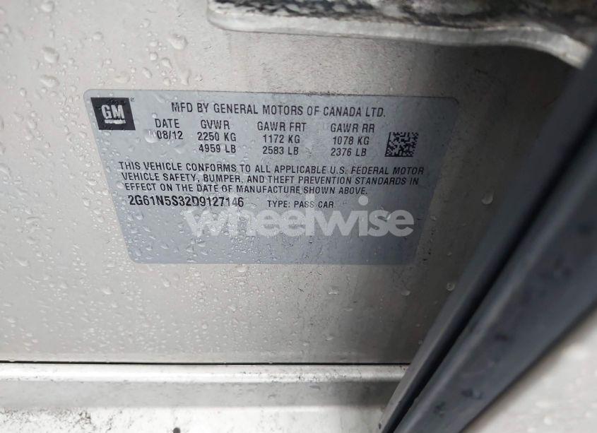 Photo 9 of 2013 Cadillac Xts STANDARD (VIN 2G61N5S32D9127146)