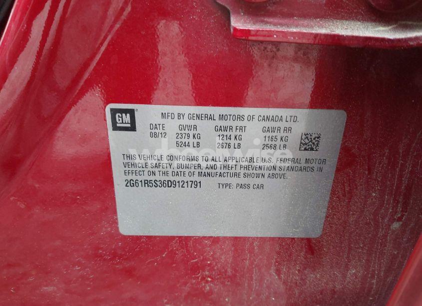 Photo 9 of 2013 Cadillac Xts LUXURY (VIN 2G61R5S36D9121791)