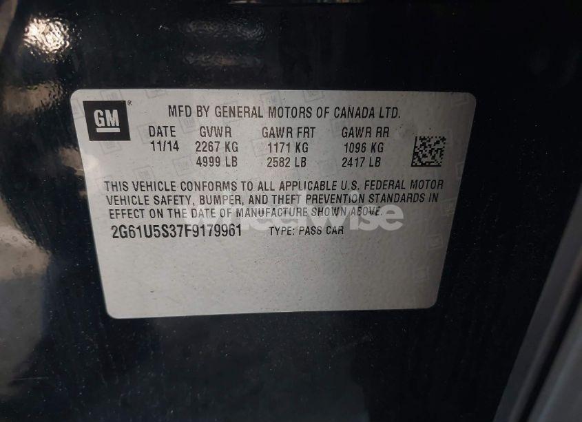 Photo 9 of 2015 Cadillac Xts W20 LIVERY PACKAGE (VIN 2G61U5S37F9179961)