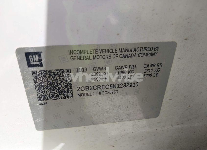 Photo 9 of 2019 Chevrolet Silverado 2500HD WT (VIN 2GB2CREG5K1232910)