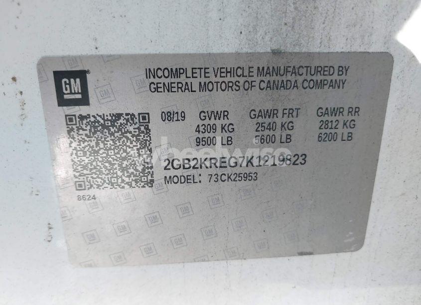 Photo 9 of 2019 Chevrolet Silverado 2500HD WT (VIN 2GB2KREG7K1219823)