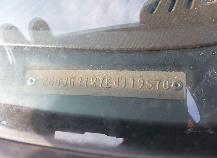 Photo 9 of 1984 Chevrolet G30 (VIN 2GBJG31M7E4119570)