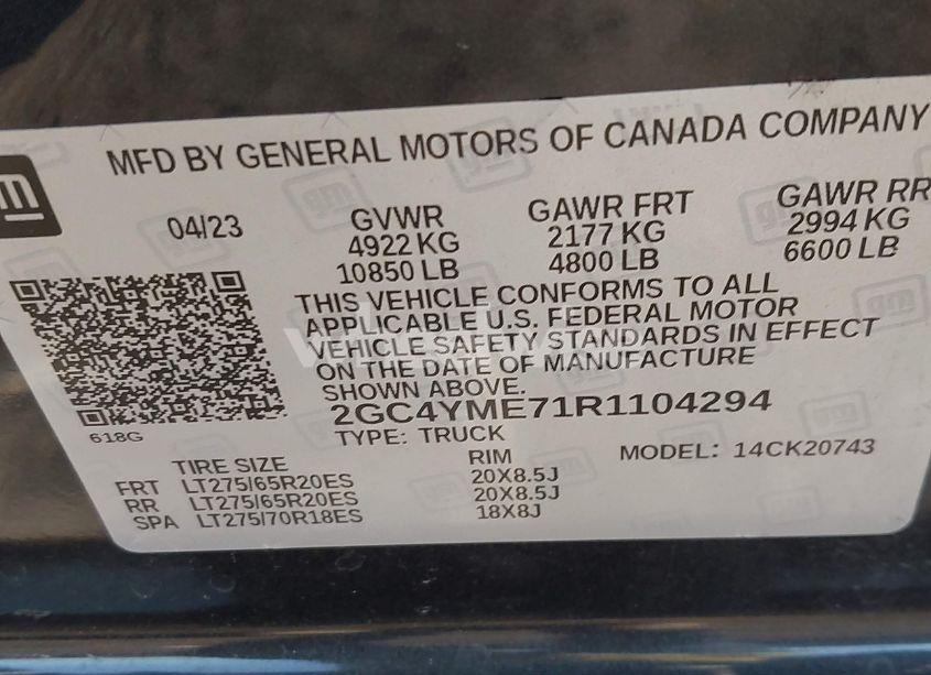 Photo 8 of 2024 Chevrolet Silverado 2500HD 4WD STANDARD BED CUSTOM (VIN 2GC4YME71R1104294)