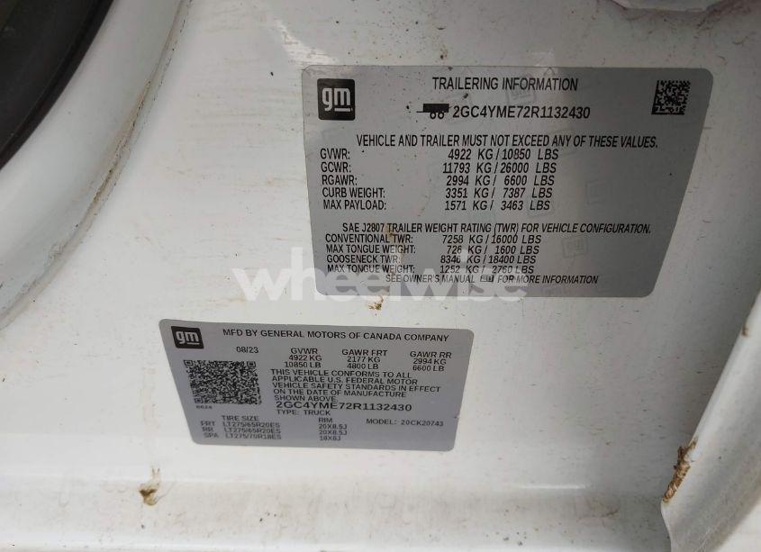 Photo 9 of 2024 Chevrolet Silverado 2500HD 4WD STANDARD BED CUSTOM (VIN 2GC4YME72R1132430)