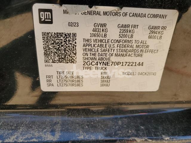 Photo 8 of 2023 CHEVROLET SILVERADO K2500 HEAVY DUTY LT (VIN 2GC4YNE70P1722144)