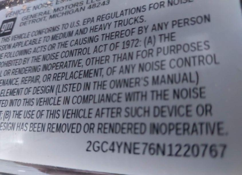 Photo 9 of 2022 Chevrolet Silverado 2500HD 4WD STANDARD BED LT (VIN 2GC4YNE76N1220767)