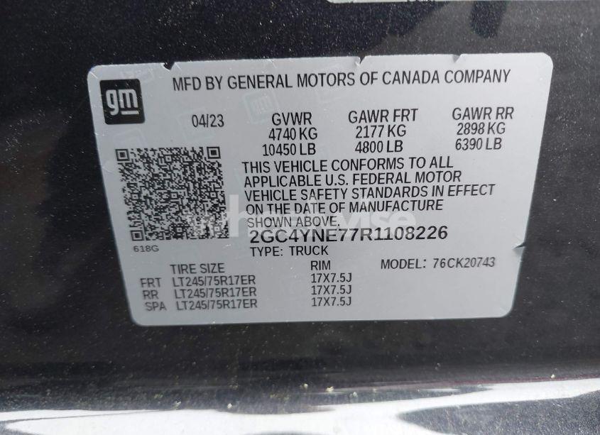 Photo 8 of 2024 Chevrolet Silverado 2500HD 4WD STANDARD BED LT (VIN 2GC4YNE77R1108226)