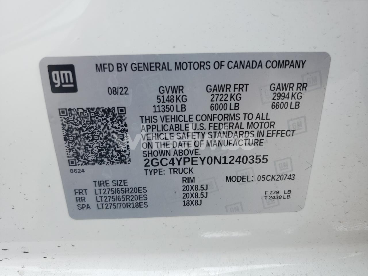 Photo 12 of 2022 CHEVROLET SILVERADO K2500 HEAVY DUTY LTZ (VIN 2GC4YPEY0N1240355)