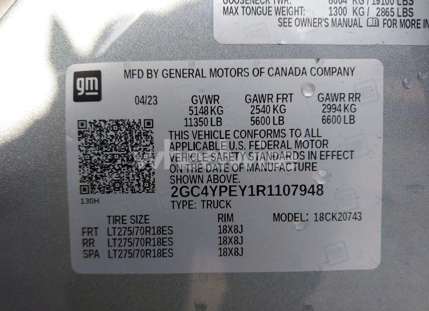 Photo 9 of 2024 Chevrolet Silverado 2500HD 4WD STANDARD BED LTZ (VIN 2GC4YPEY1R1107948)